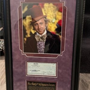 Willy Wonka Framed Memorabilia